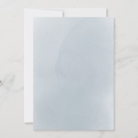 simulated gold foil Holy Cross First Communion 招待状 (裏面)