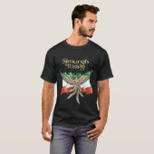 Simurghは上昇しているペルシャ国旗の女性の生活の自由 Tシャツ (正面フル)