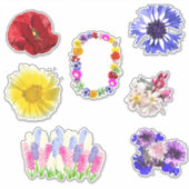 Simvolシールの花 シール (正面)