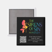 Sin Rainbow Magnetのサイレン – QR付き マグネット (正面/裏面)