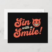 Sin With a Smile ポストカード (正面/裏面)