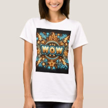 Sinal Wow! Camiseta 