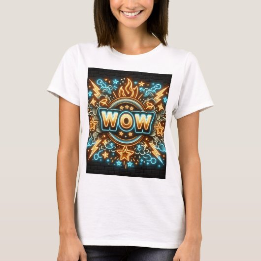 Sinal Wow! Camiseta  Tシャツ (正面)