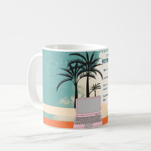 SINC神秘的な退職マグカップ コーヒーマグカップ (正面左)