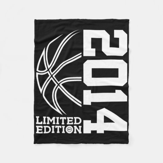 Since 2014 Birthday Bysketbyll Limited Edition 201 フリースブランケット (正面)