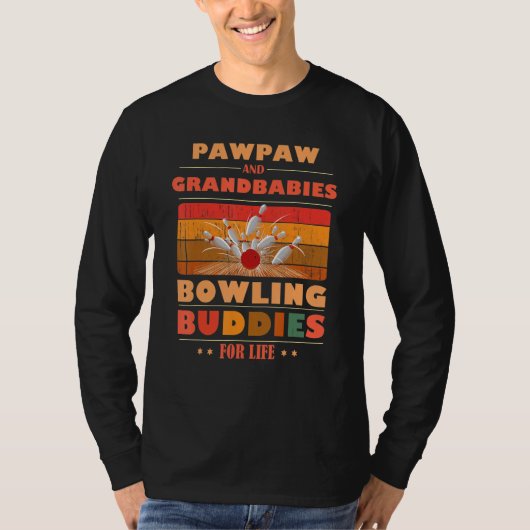 Sincere Grandbabies PAWPAW Buddies For Life Bowlin Tシャツ (正面)