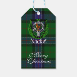 Sinclair Scottish Clan Tartan & Crest ギフトタグ