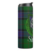 Sinclair Scottish Clan Tartan & Crest タンブラー (回転左)
