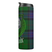 Sinclair Scottish Clan Tartan & Crest タンブラー (回転右)