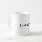 Sindoniはマグを言います コーヒーマグカップ (正面左)