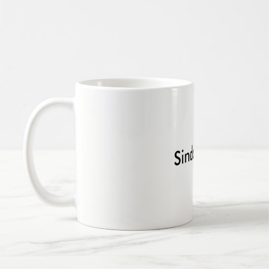 Sindoniはマグを言います コーヒーマグカップ (左)