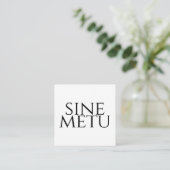 Sine Metu - 恐れ知らず エンクロージャーカード (スタンド正面)