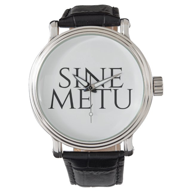 Sine Metu - 恐れ知らず 腕時計 (正面)