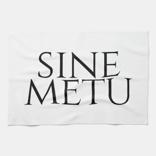 Sine Metu – 恐怖なし キッチンタオル (横)