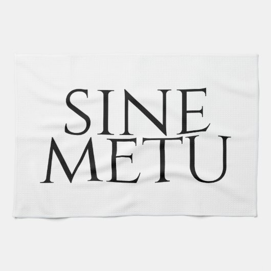 Sine Metu – 恐怖なし キッチンタオル (横)