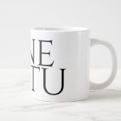 Sine Metu – 恐怖なし ジャンボコーヒーマグカップ (右)