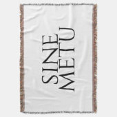 Sine Metu – 恐怖なし スローブランケット (正面縦)