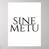 Sine Metu - Without Fear ポスター (正面)