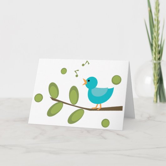 Sing a Song Bird カード (正面)