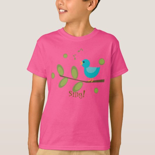 Sing a Song Bird Tシャツ (正面)