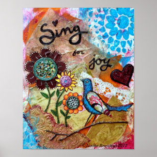 Sing for Joy Art Poster ポスター