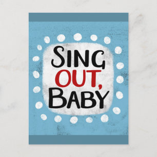 Sing Out、ベビーはがき ポストカード