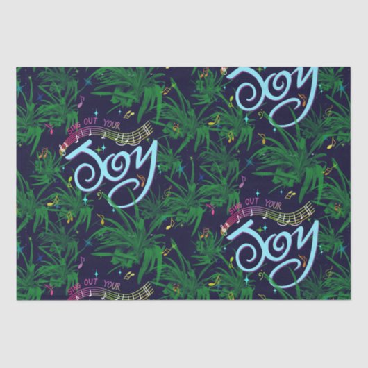 Sing Out Your Joy! Medium Gift Bag 薄葉紙 (正面)