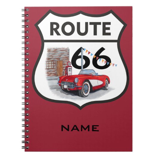 Sing route 66 gifts ノートブック (正面)