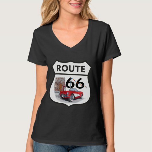 Sing route 66 gifts tシャツ (正面)