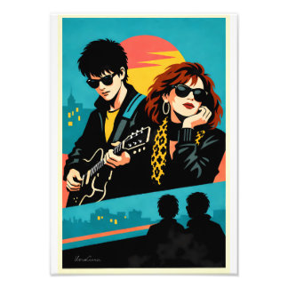 Sing Street Inspired Retro Movie Poster フォトプリント