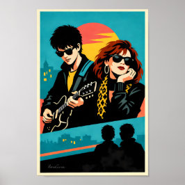 Sing Street Inspired Retro Movie Poster ポスター