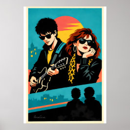 Sing Street Inspired Retro Movie Poster ポスター