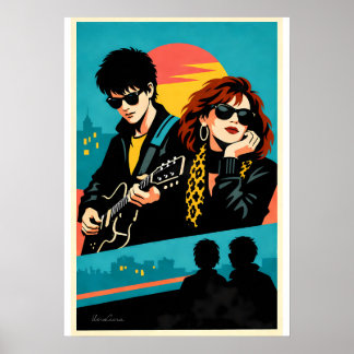 Sing Street Inspired Retro Movie Poster ポスター