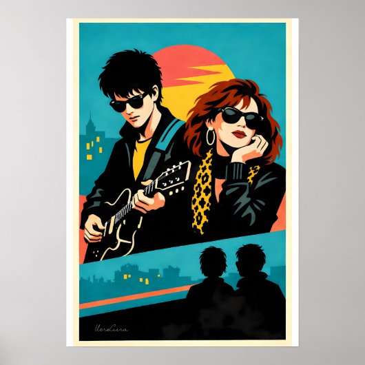 Sing Street Inspired Retro Movie Poster ポスター (正面)
