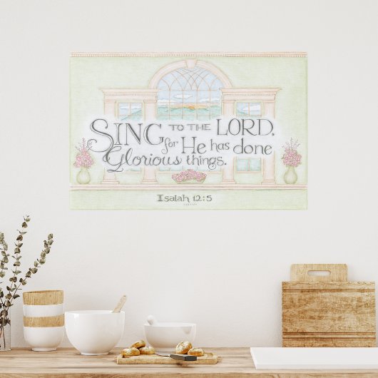 Sing to the Lord Poster ポスター (キッチン)