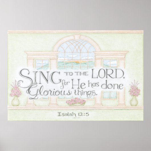 Sing to the Lord Poster ポスター (正面)