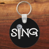 Sing with Microphone キーホルダー (正面)