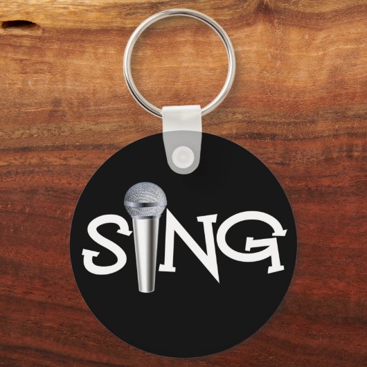 Sing with Microphone キーホルダー (正面)