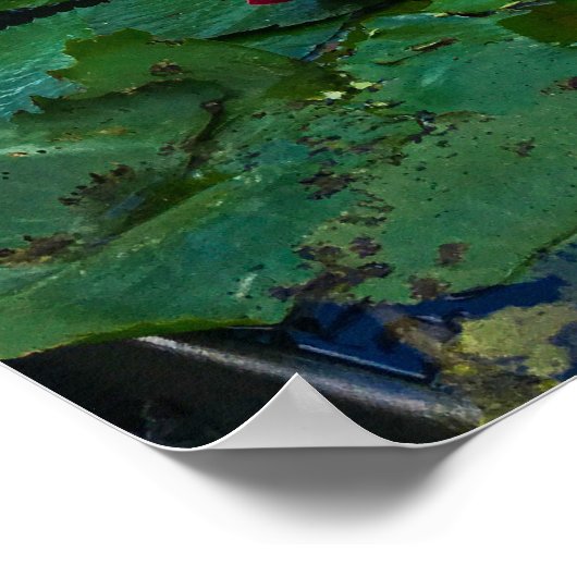 Singapore ArtScience Museum Lotus Pond ポスター (角)