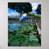 Singapore ArtScience Museum Lotus Pond ポスター (正面)