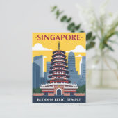 Singapore Buddha Tooth Relic Temple ポストカード (スタンド正面)