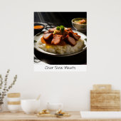 Singapore Char Siew Meats – アーカイブプリント ポスター (キッチン)