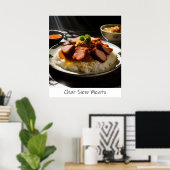 Singapore Char Siew Meats – アーカイブプリント ポスター (ホームオフィス)