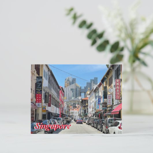 Singapore City View ポストカード (スタンド正面)