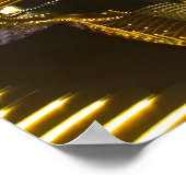 Singapore Cityscape at Night Poster ポスター (角)