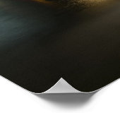 Singapore Cityscape at Night Poster ポスター (角)