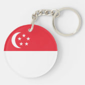 Singapore Flag キーホルダー (裏面)