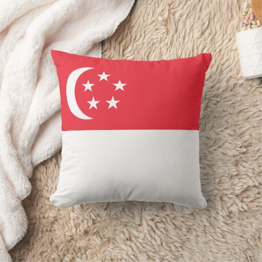 Singapore Flag クッション (ブランケット)
