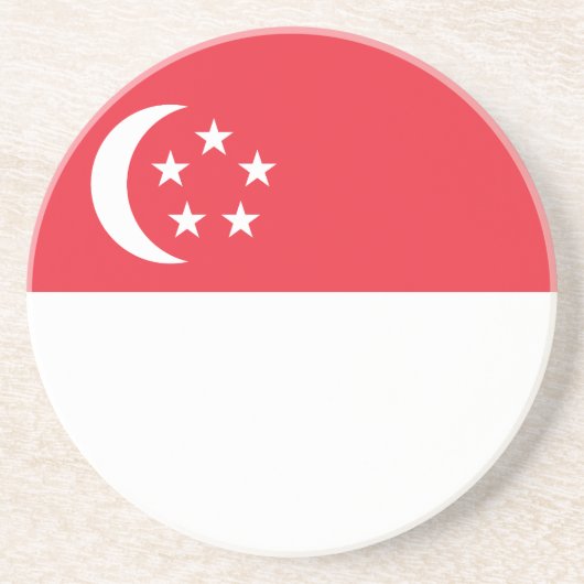 Singapore Flag コースター (正面)