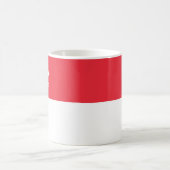 Singapore Flag コーヒーマグカップ (中央)